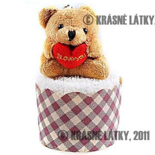 Dortík s medvídkem - bavlněný ručník