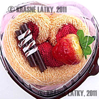 Dort srdíčko č.1 - bavlněný ručník