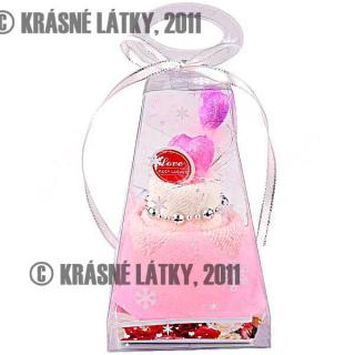 Valentýnský dort - bavlněný ručník