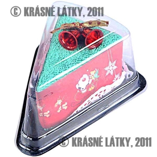 Vánoční řez - bavlněný ručník