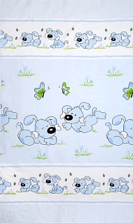 Pejsek modrý 100% bavlna