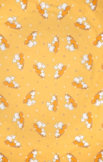 Ovečky oranž - 100% bavlna