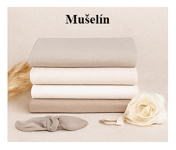 Mušelínová látka – jemná a prodyšná bavlněná gázovina