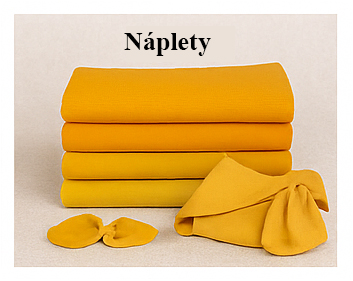 Náplet – pružná látka vhodná na lemy rukávů, nohavic i pasy oděvů
