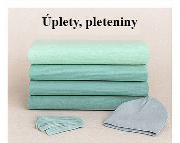 Úplet – jemná a pružná látka vhodná na trička, šaty a dětské oblečení